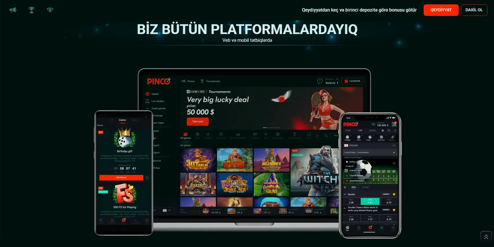 Pinco tətbiqini yükləmək üsulları: Android və iOS quraşdırma Pinco tətbiqini yükləmək üsulları